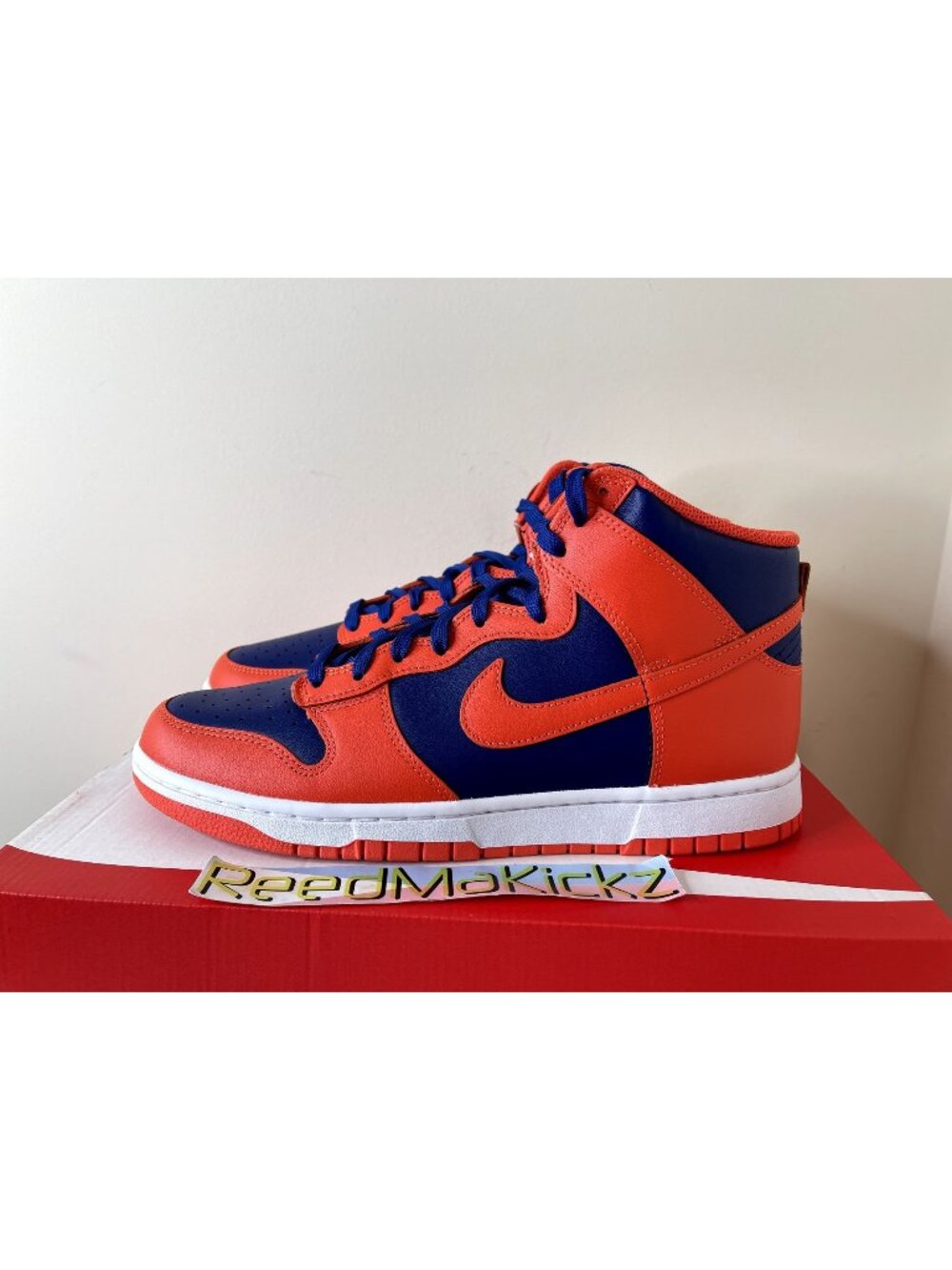 Nike Dunk High Retro Knicks Orange Royal Mens Sizes